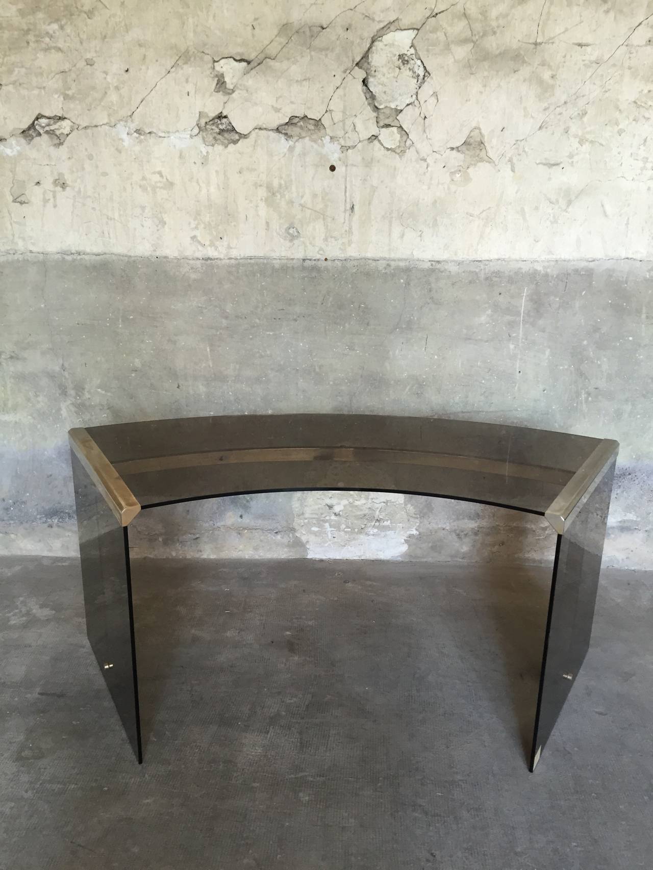 1970 Gallotti and Radice Curved Desk