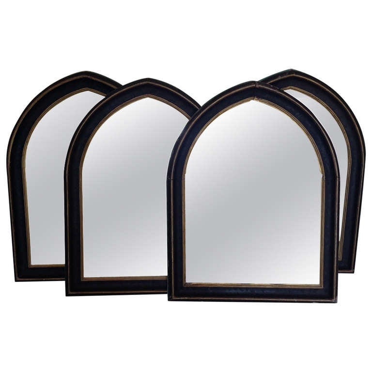a set of 4 tall mirrors