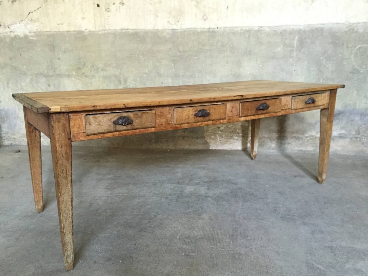 French 19th Century Community Table
