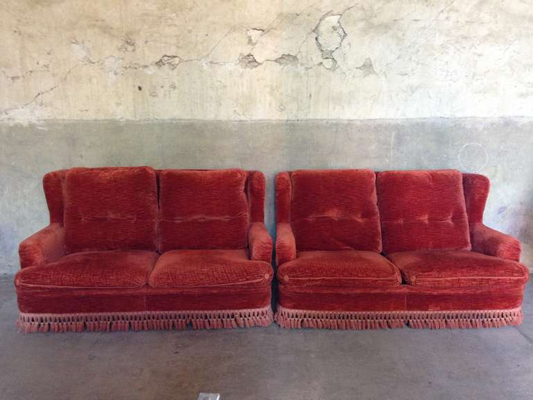 Pair of French Sofas In Good Condition In Paris, FR