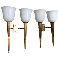 French Wall Sconces, 1950