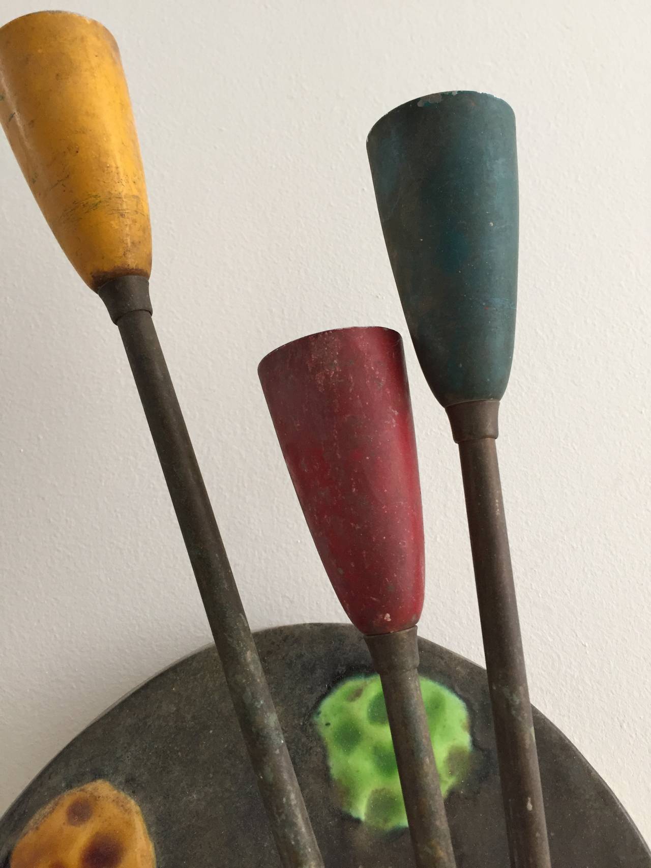 1950 Pair of French Wall Sconces