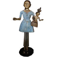 18th Century French Santo Doll