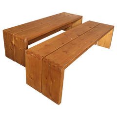 Pair of Charlotte Perriand Benches