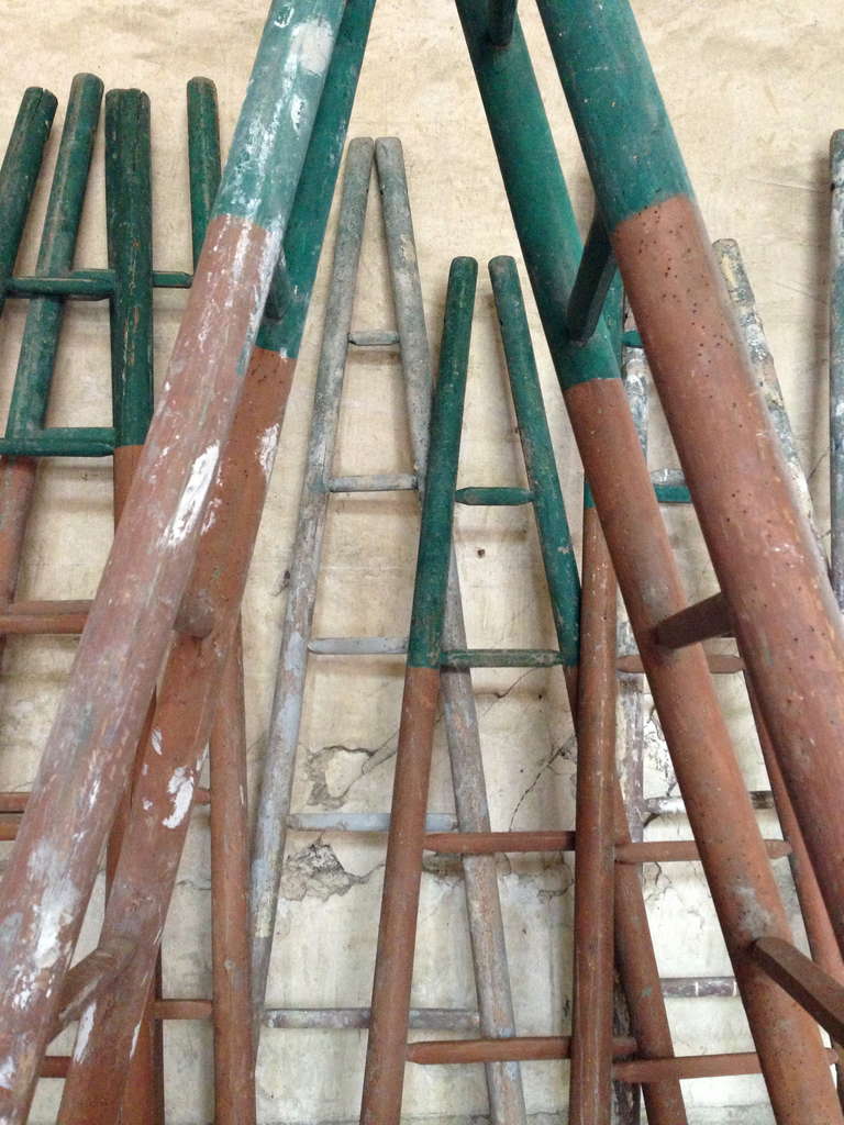 Set of Ten 19th Century Ladders 2