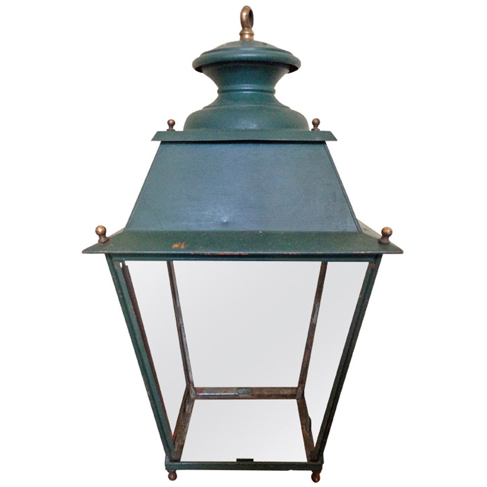 19th French lantern