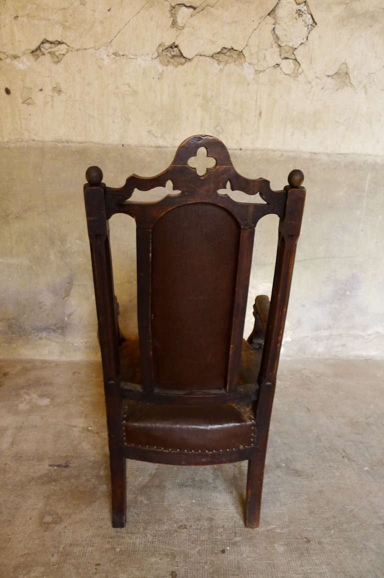 Enigmatic Gothic Armchair  1