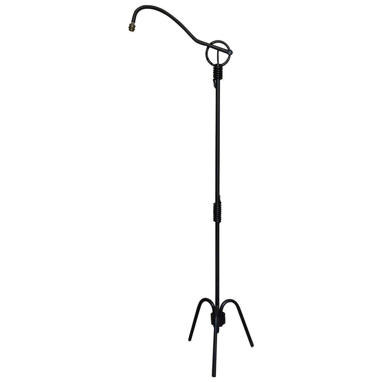 1950 Jacques Adnet Floor Lamp For Sale