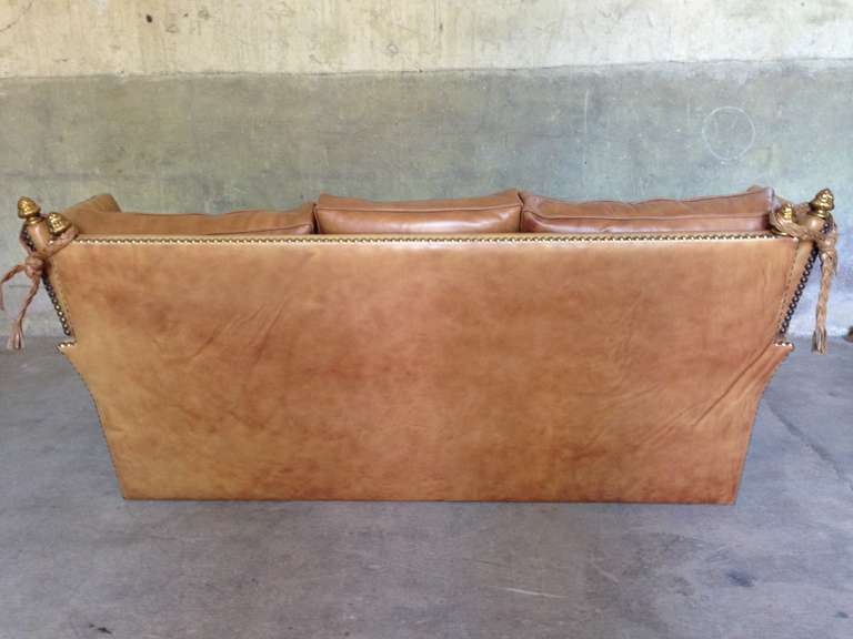 1970s  Leather Sofa 1