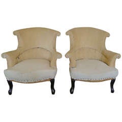 A Pair Of Napoleon Iii Armchairs