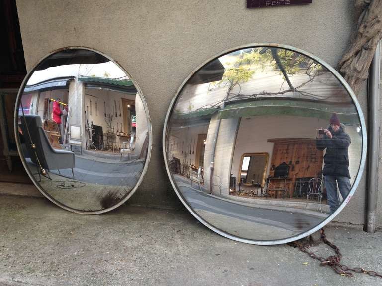 Impresive Pair of Convex Mirrors 2