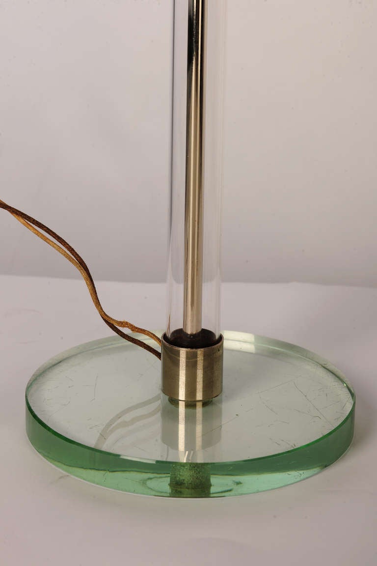Glass Rare Bauhaus Table Lamp For Sale