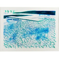 David Hockney Pool image