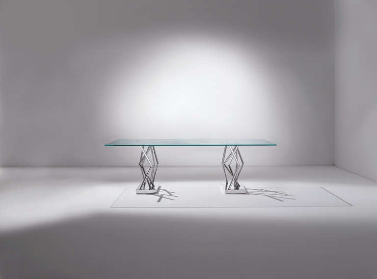 Ettore Sottsass High Table With Important Base