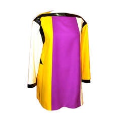 Rare Courreges vintage dress from the 60s