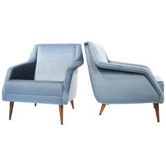 Pair of Armchairs "802" by Carlo de Carli, Cassina, Italy, 1953 9
