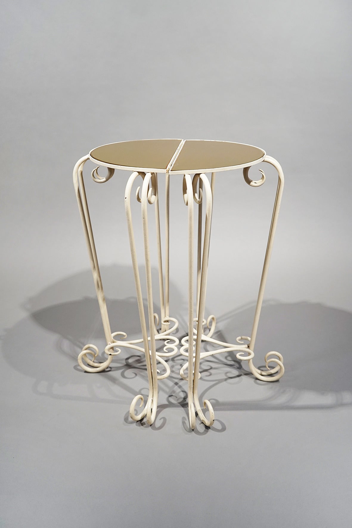 Pair of Side Tables by Giuseppe De Vivo, Italy, circa 1950
