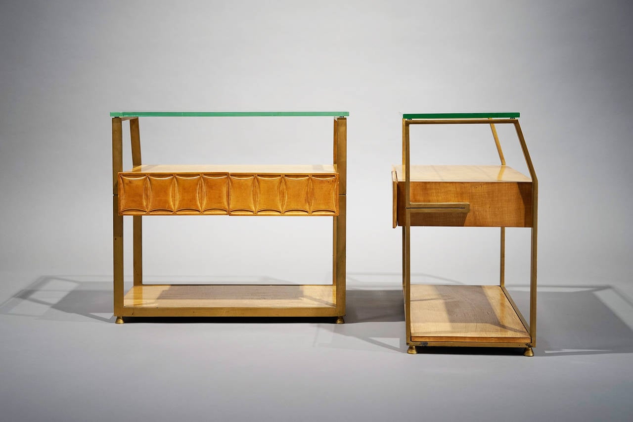 Mid-Century Modern Nightstands by Mobile di Cantú, Italy, circa 1955