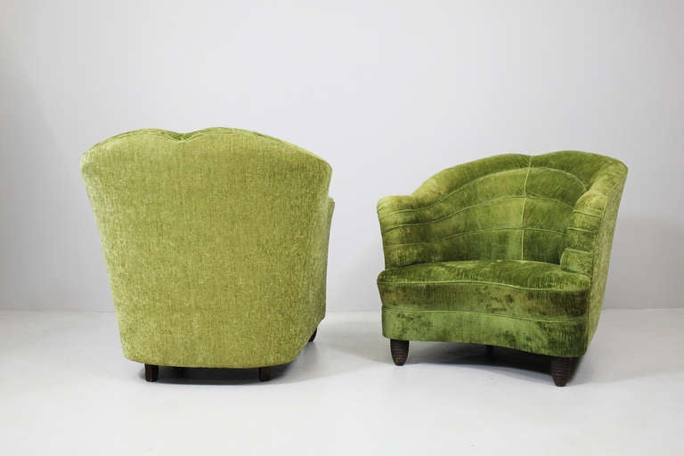 A Pair of Armchairs by Andrea Burisi Vici ca.1938