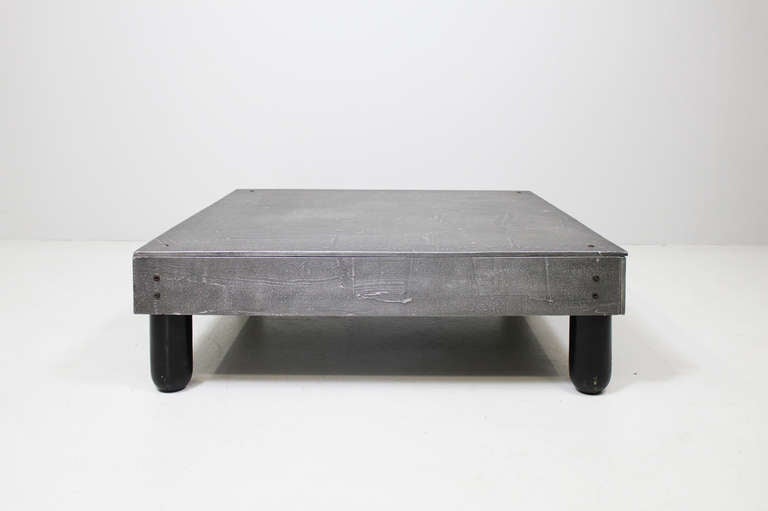Modern Sofa Table/ Side Table by Lorenzo Burchiellaro, Italy ca. 1970
