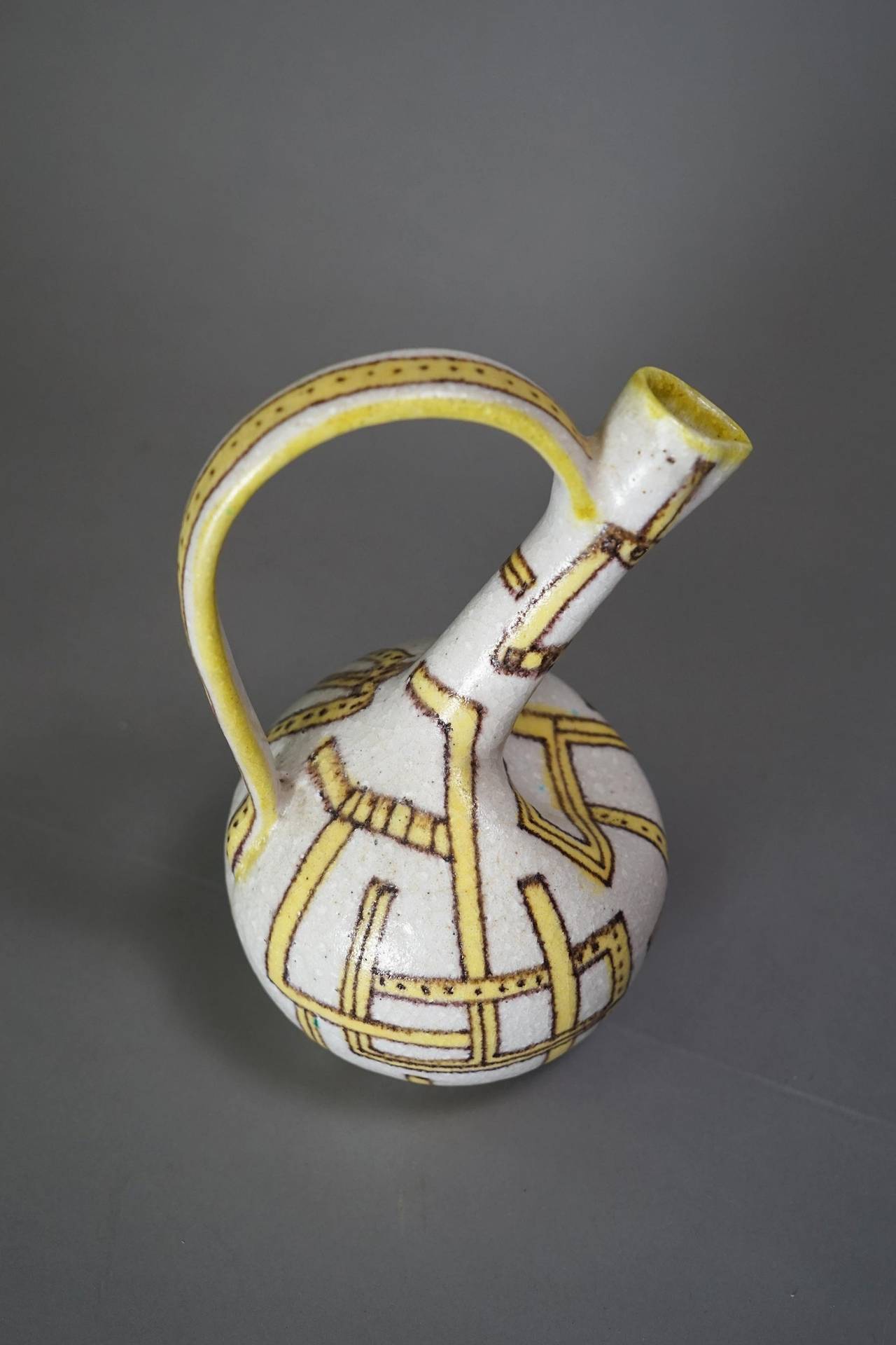 Italian Pitcher by Guido Gambone, Italy 1950 For Sale