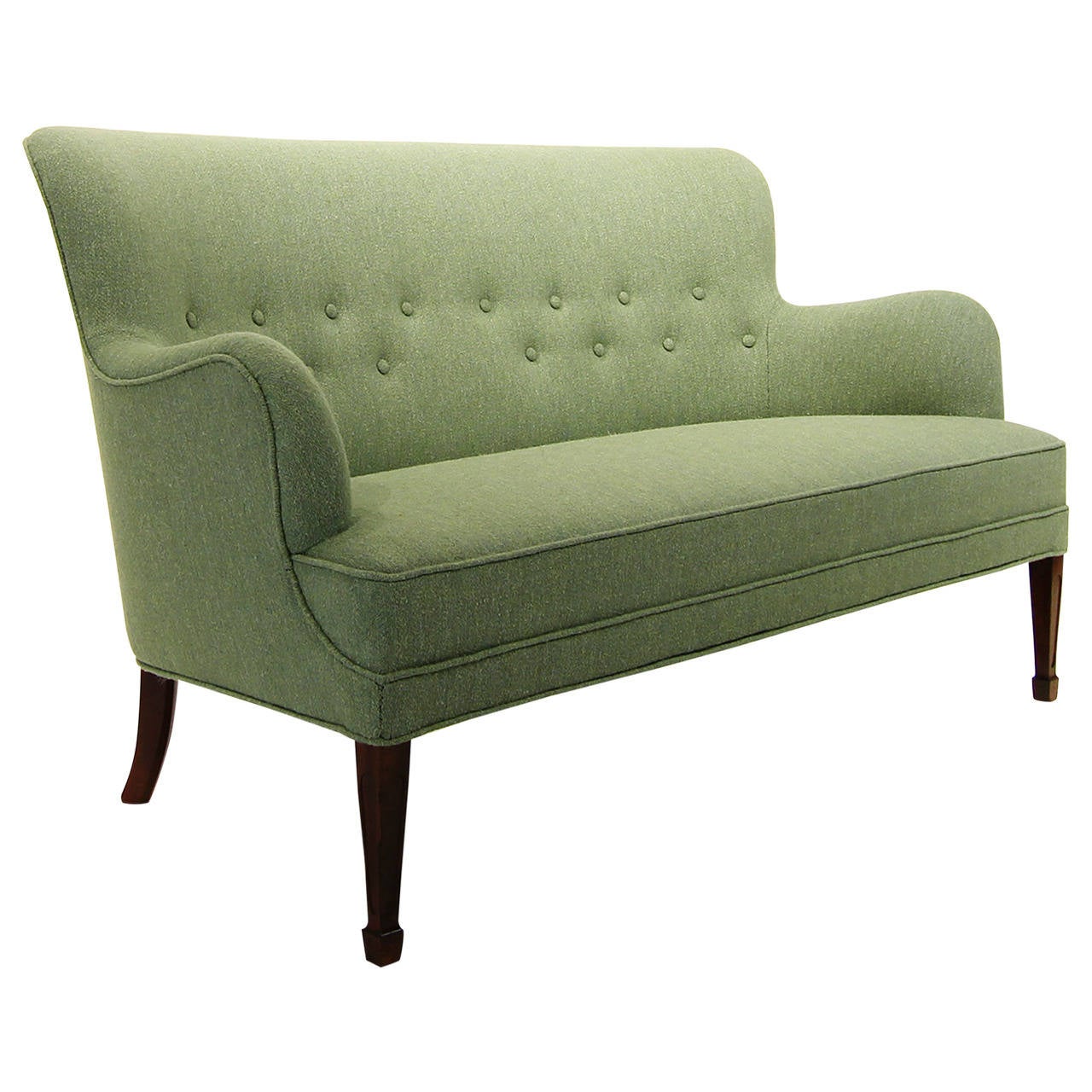 Two Seater Sofa By Frits Henningsen Denmark Circa 1940 For Sale Two Seater Sofa By Frits Henningsen Denmark Circa 1940 For Sale