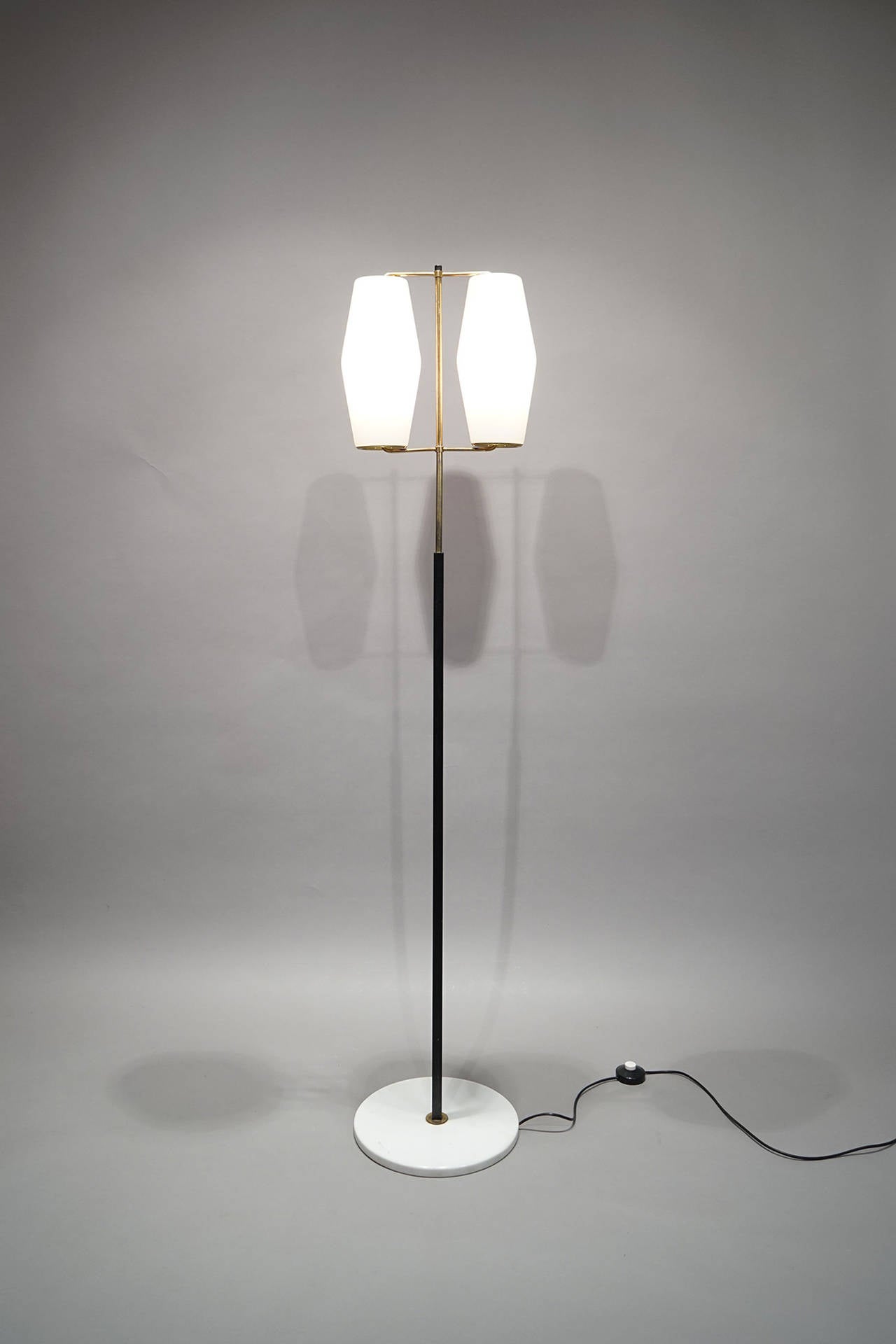 Mid-Century Modern Floor Lamp by Stilnovo, Italy circa 1950