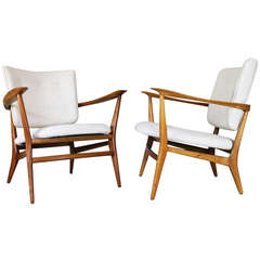 Pair of Armchairs by Luisa & Ico Parisi, Italy, 1946