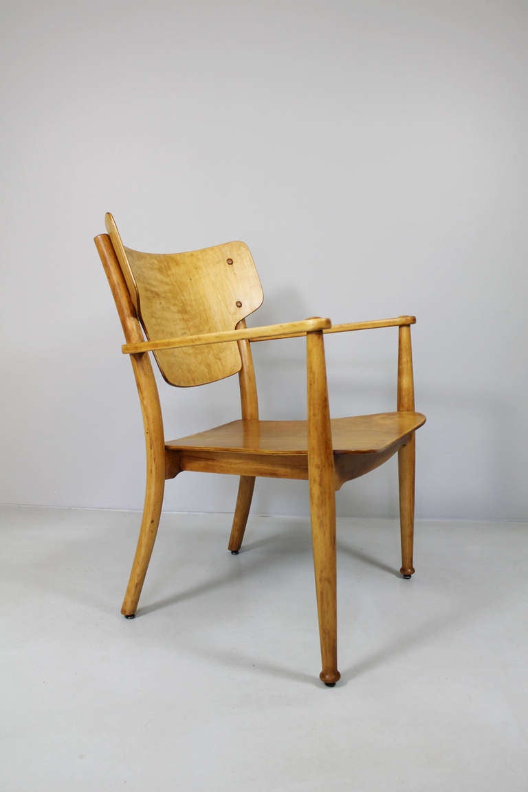 Stackable Danish Arm Chair 