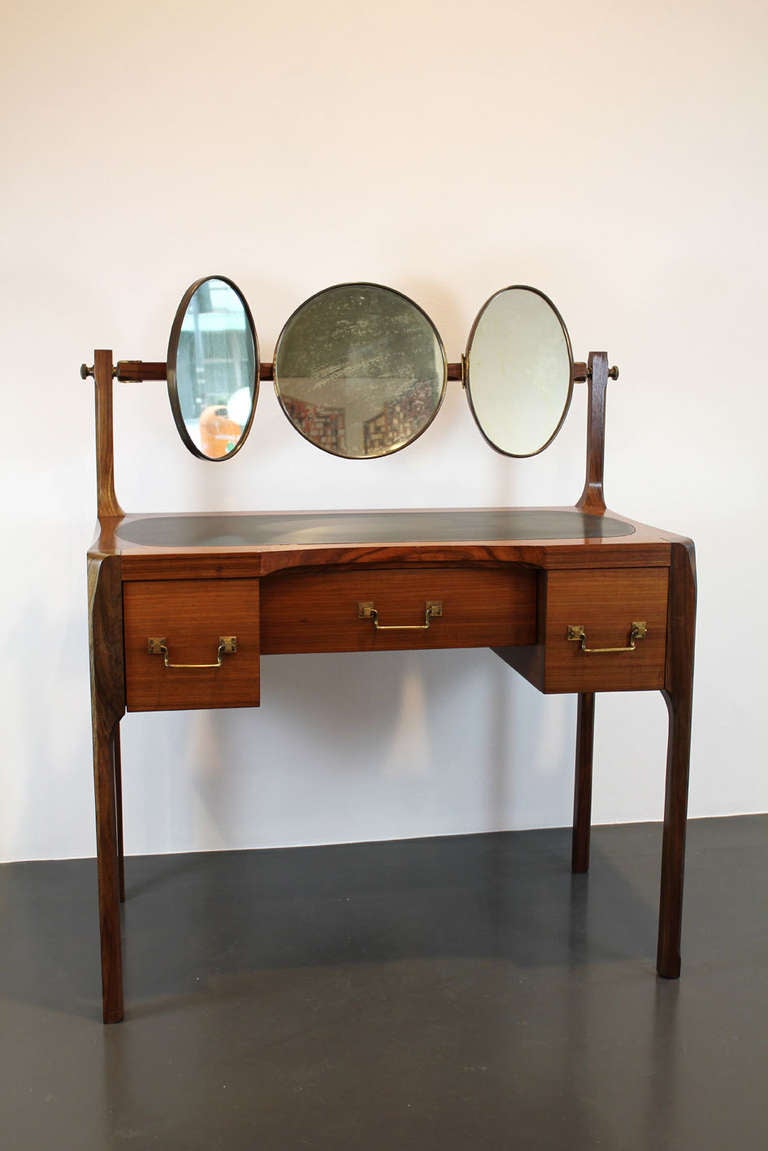 Vanity Table by Roberto Gabetti, Aimaro Isola & Luciano Re, Colli Torino, unique furniture for Casa M.Torino, 1967