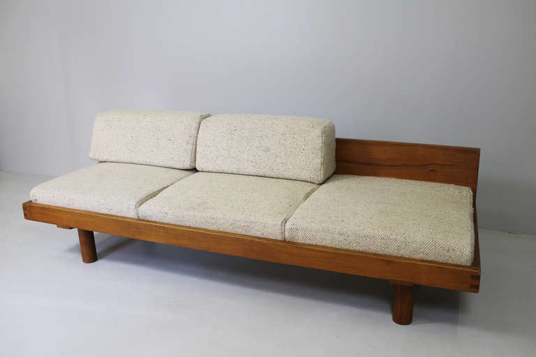 Sofa or daybed by Pierre Chapo, circa 1960
With loose cushions.