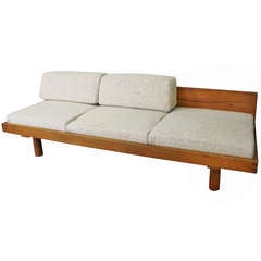 Sofa or Daybed by Pierre Chapo, circa 1960