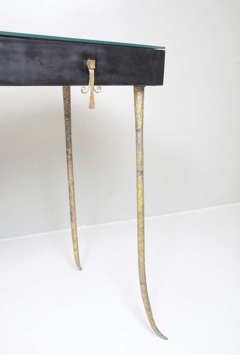 Italian Dressing Table, Designer unknown, in the style of Giacometti, Italy around 1940