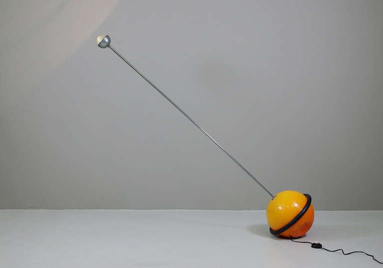 Floor Lamp "ALOA" by Claudio Salocchi, Sormani, Arosio Italy, 1971