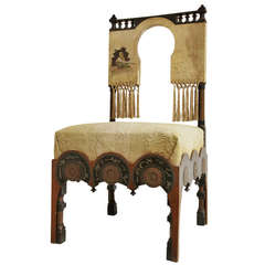 Chair by Carlo Bugatti, circa 1902