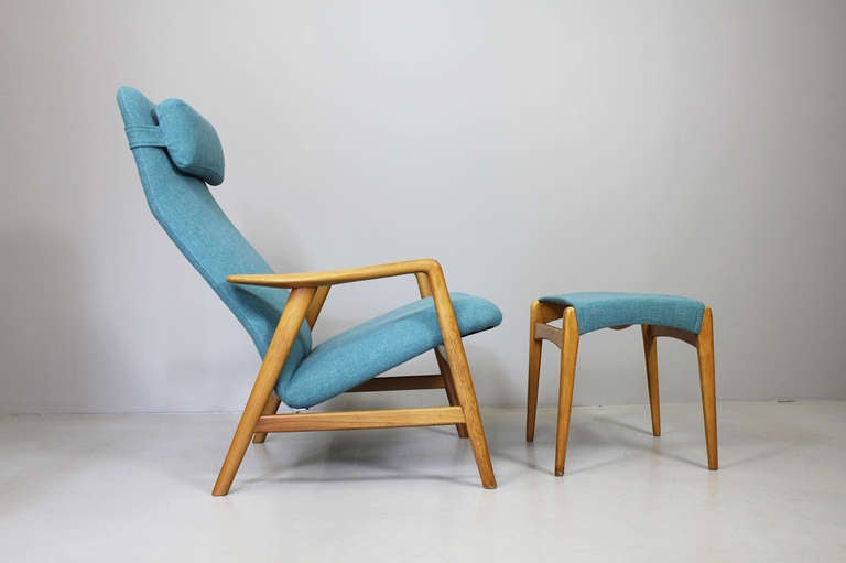 Modern Pair of armchairs by Alf Svensson, Fritz Hansen Denmark, ca. 1962