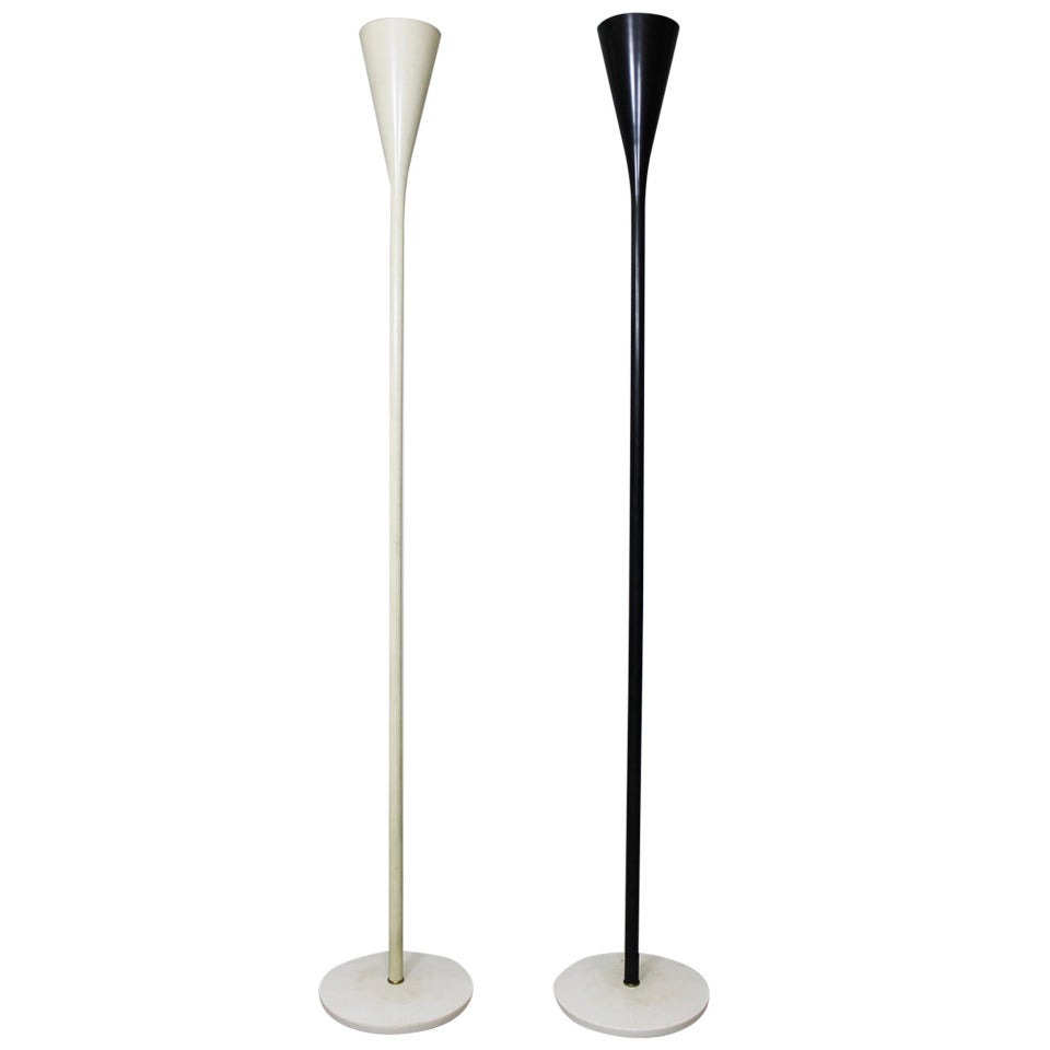 A Pair of Floor Lamps by Angelo Lelli, Arredoluce, Italy, circa 1950