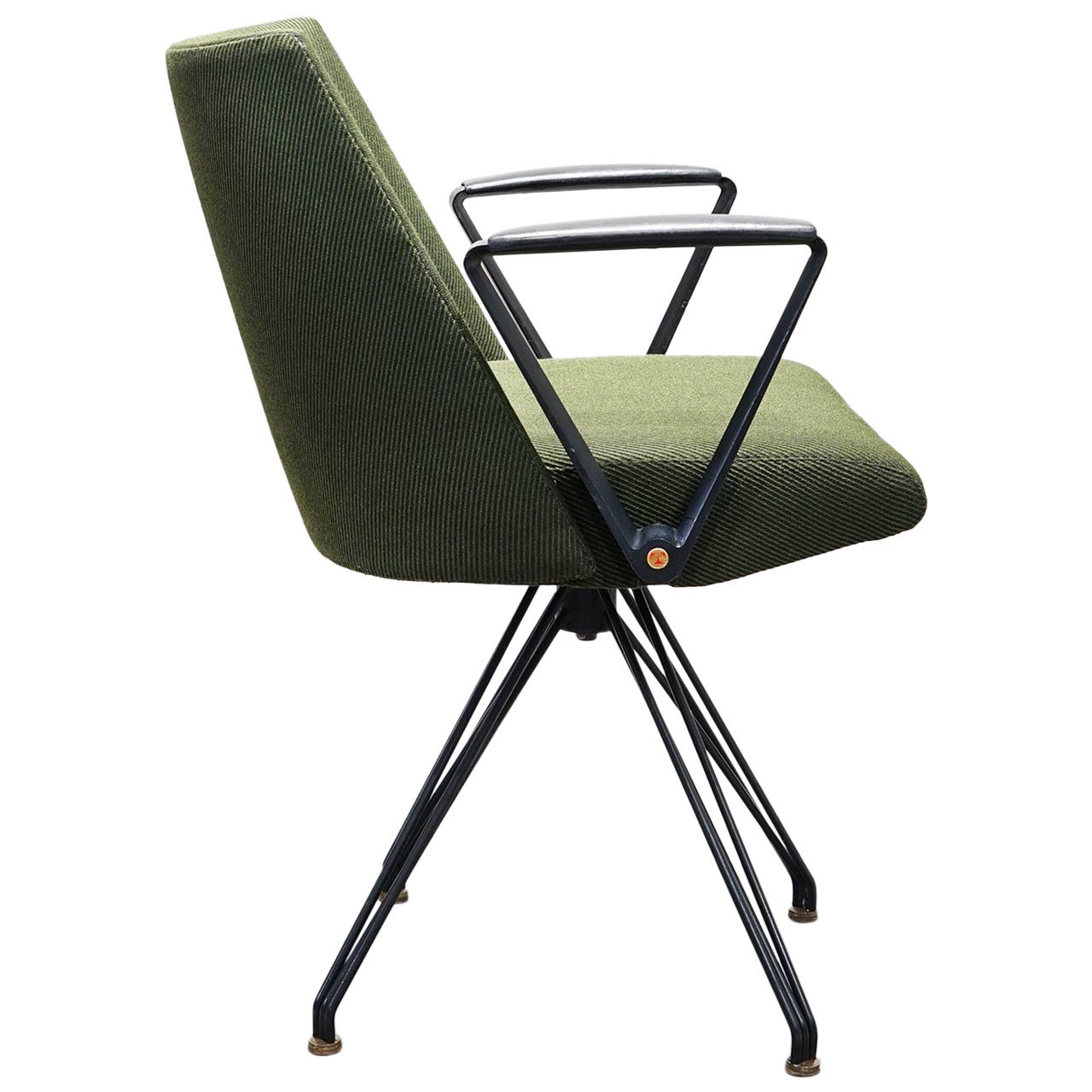 Swivel chair S88 by Osvaldo Borsani, Tecno Milano 1957