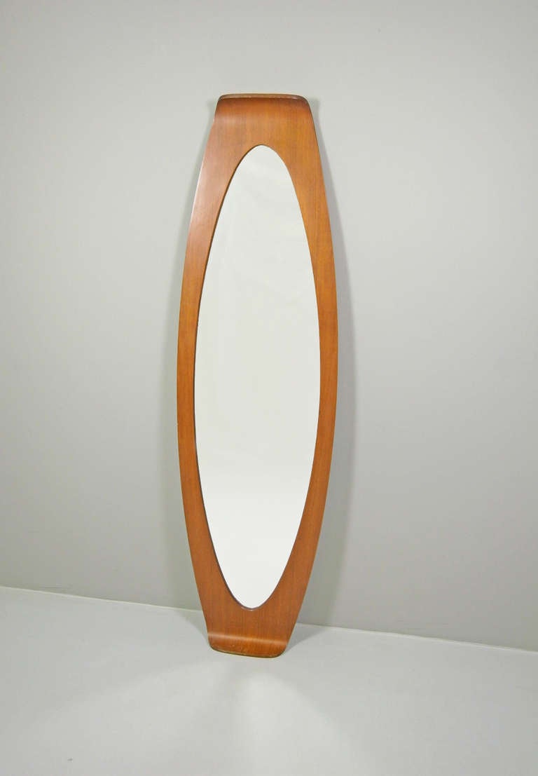 Mid-Century Modern Wall mirror by Campo e Graffi Torino, Home Collection Turin 1958-1961