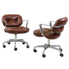 A Pair of Office Chairs by Morrison+Hannah, Knoll International, 1973