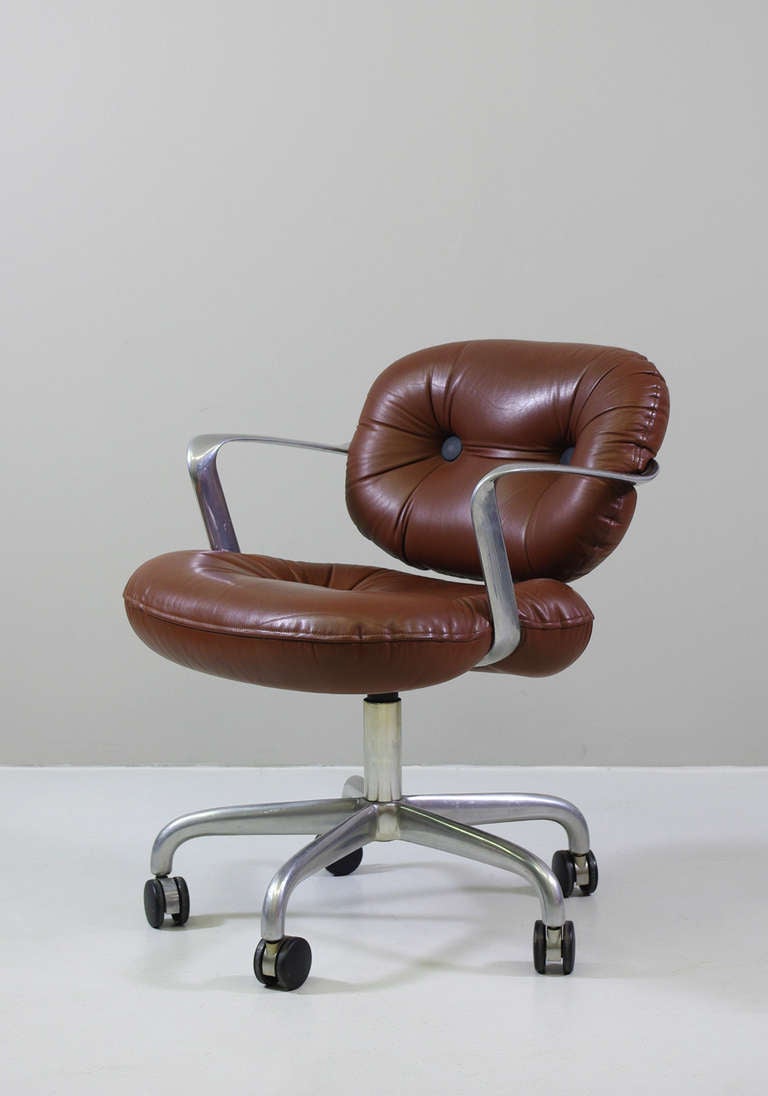 Moderne Paire de chaises de bureau Morrison+Hannah:: Knoll International:: 1973