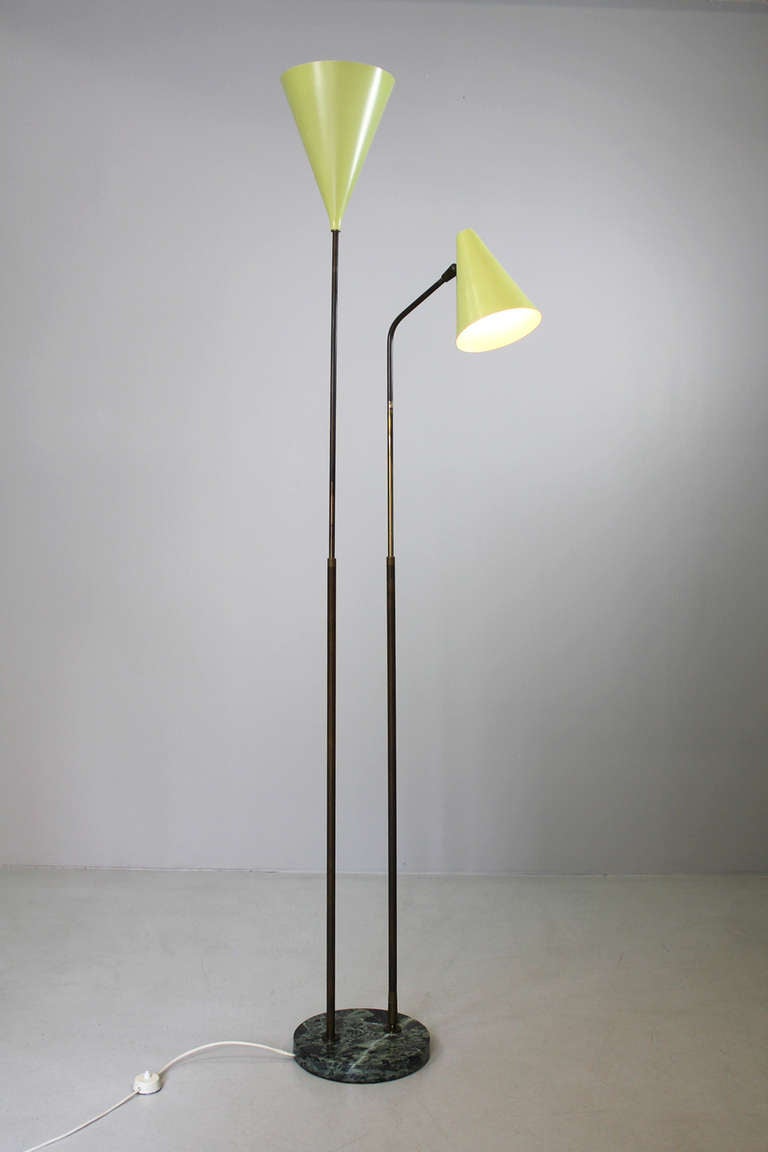 Mid-Century Modern Floor Lamp by Guiseppe Ostuni & Renato Forti
