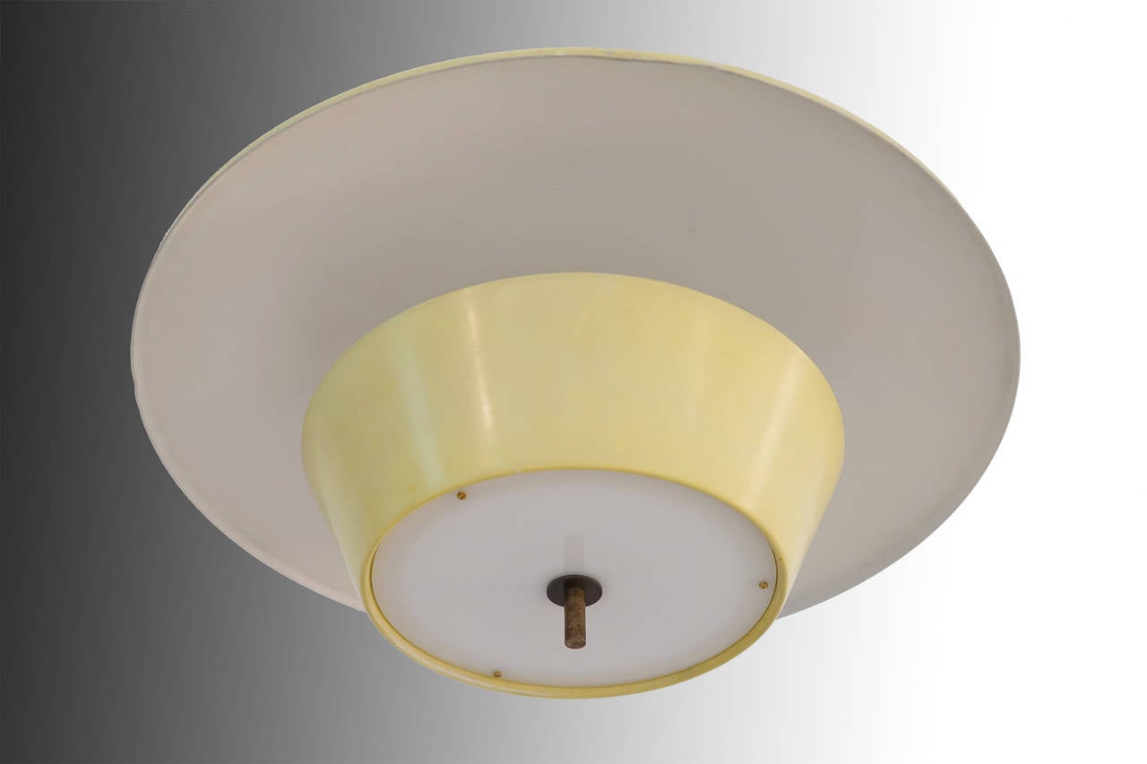 Pendant by Angelo Lelli, Arredoluce Italy circa 1950

with a weighted pulling mechanism to adjust the height

original paint