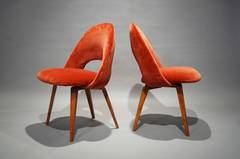 Six Chairs Model 72 PLB by Eero Saarinen for Knoll International, 1948