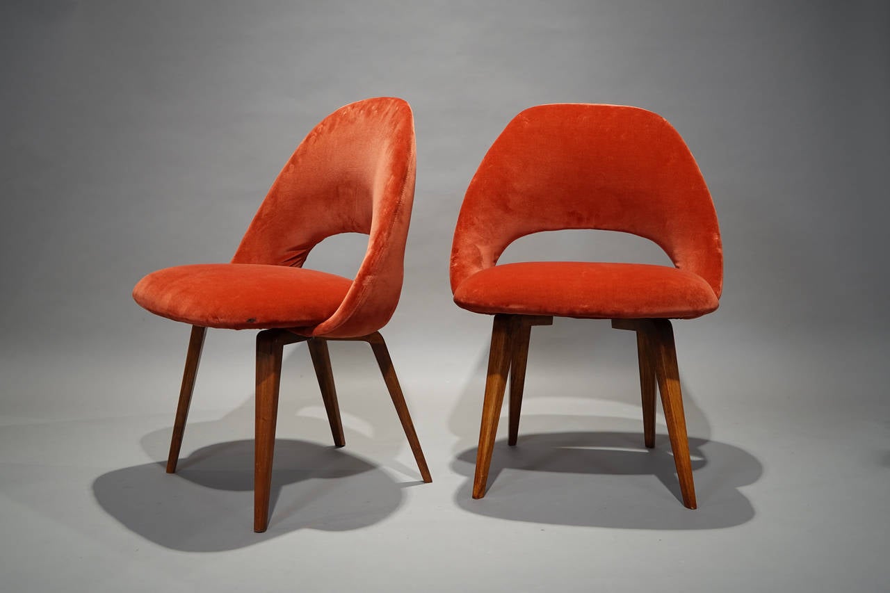Six Chairs Model 72 PLB by Eero Saarinen for Knoll International, 1948 In Excellent Condition In Berlin, DE