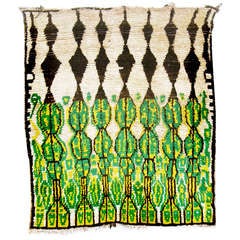 Moroccan carpet, wool, hand-woven, ca. 1970