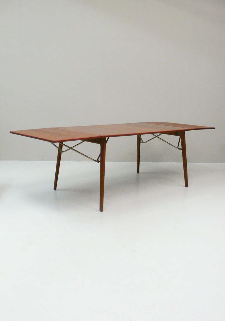Mesa de comedor/escritorio de Borge Mogensen, Dinamarca, ca. 1950