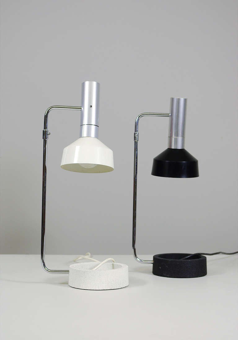 A Pair Of Table Lamps By Rosemarie & Rico Baltensweiler, Switzerland 1961 In Excellent Condition In Berlin, DE