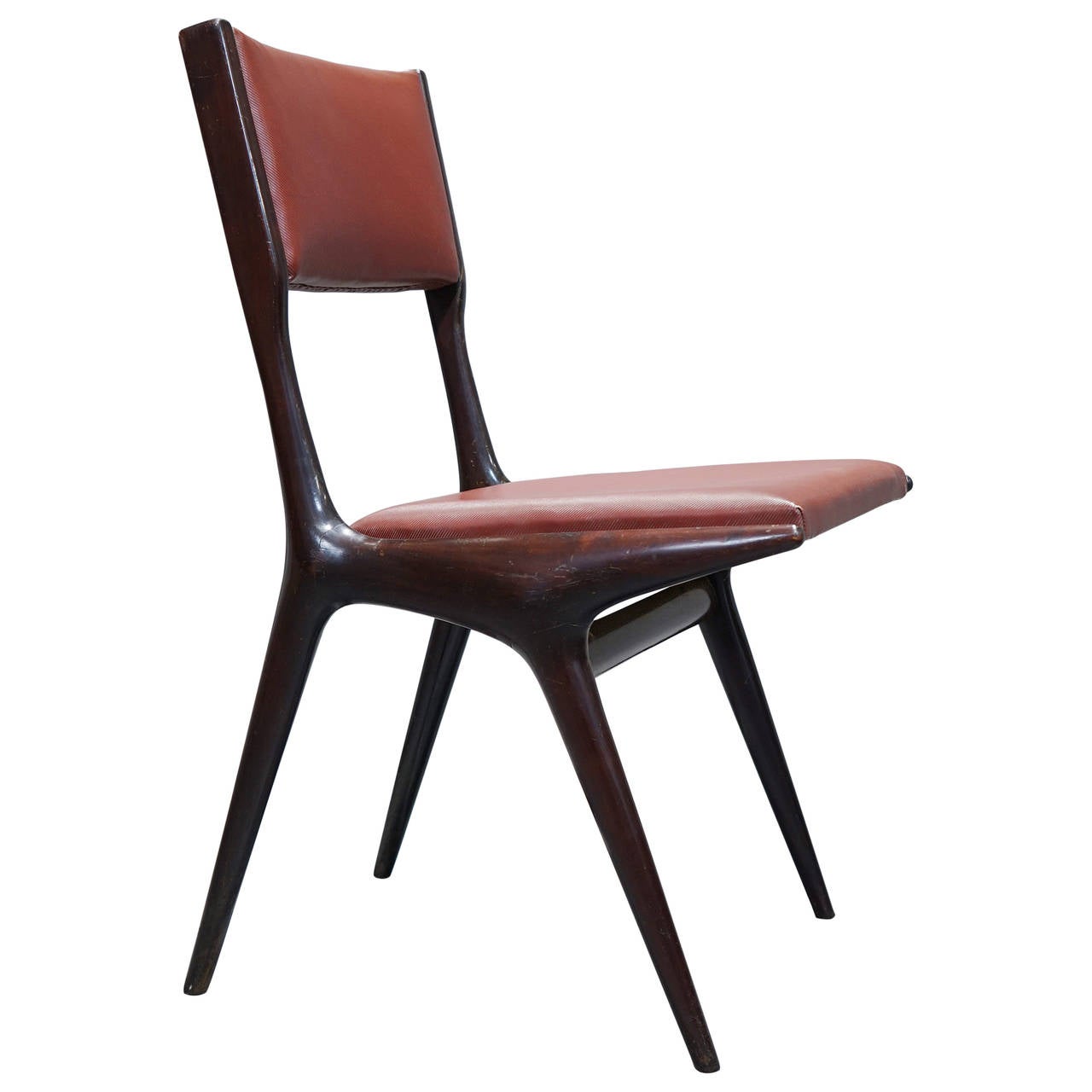 4 Chairs model 634 by Carlo de Carli, Cassina Italy 1954

in 4 different colors, original cover