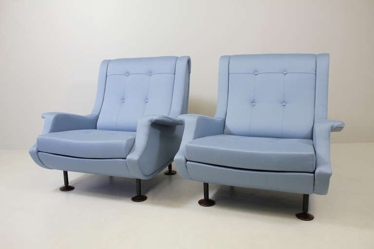 Modern A pair of Armchairs, model 